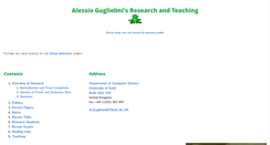 Desktop Screenshot of alessio.guglielmi.name